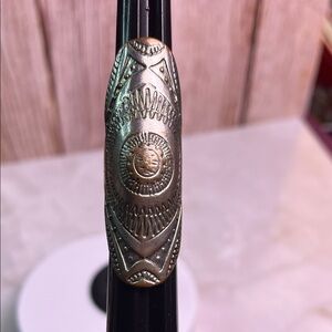 Oversized Vintage Brown Long Curved Rare Ring